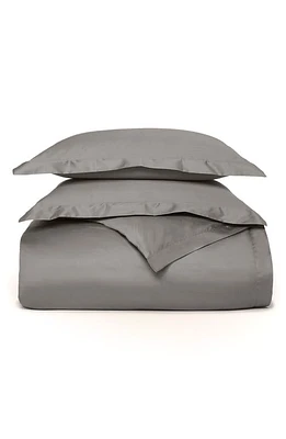 Boll & Branch Signature Hemmed Duvet Set in Stone at Nordstrom