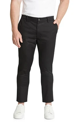 Johnny Bigg Ledger Stretch Cotton Blend Chinos in Black at Nordstrom, Size 48