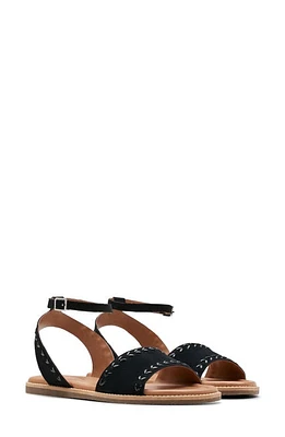 Clarks(r) Maritime May Sandal Black Suede at Nordstrom,