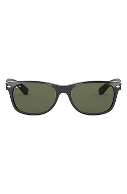 Ray-Ban New Wayfarer 55mm Rectangular Sunglasses in Black at Nordstrom