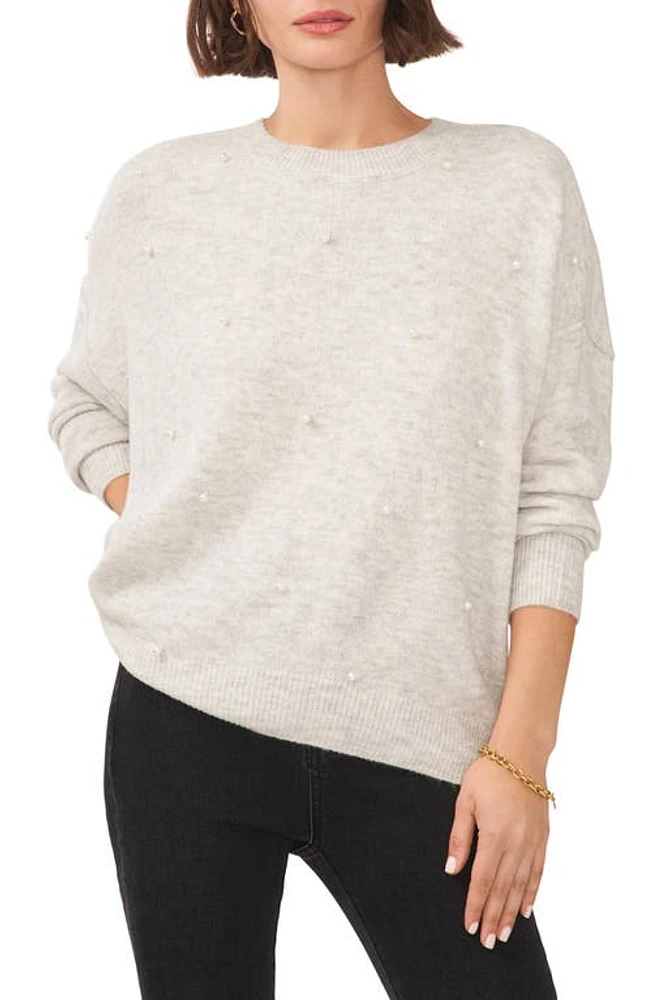 Chaus Pearly Baubles Cozy Crewneck Sweater Jazz Club at Nordstrom,