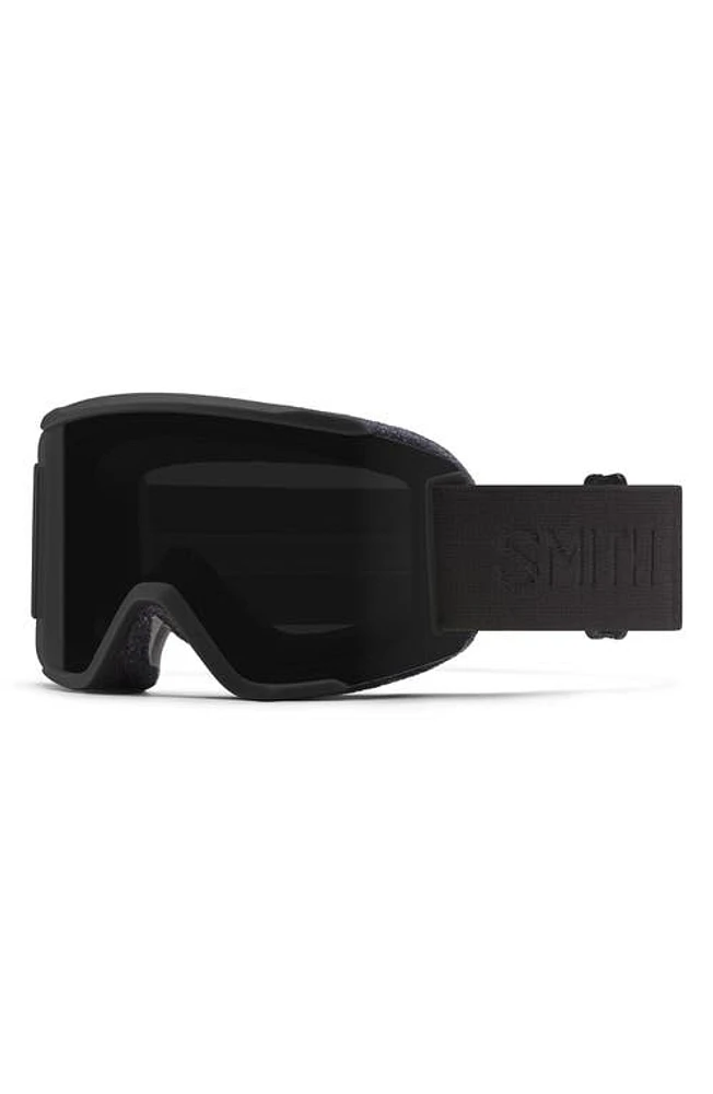 Smith Squad 180mm ChromaPop Snow Goggles in Blackout /Chromapop Sun Black at Nordstrom