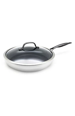 GreenPan 12-Inch Venice Pro Stainless Steel Ceramic Nonstick Fry Pan with Lid at Nordstrom