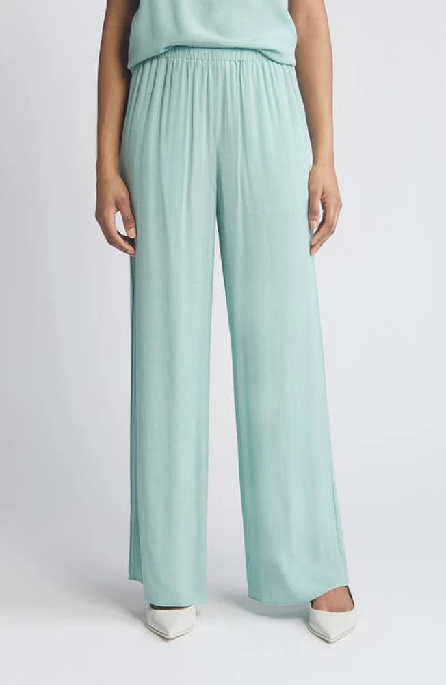 RUE SOPHIE Ithra Wide Leg Pants Sea Foam at Nordstrom,