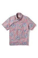 Reyn Spooner x Alfred Shaheen Classic Pareau Fit Floral Short Sleeve Button-Down Shirt at Nordstrom,