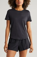 zella Motivate Perforated Crewneck T-Shirt at Nordstrom,