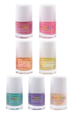 Iscream Days of the Week Nail Polish Set in Pink Multi at Nordstrom