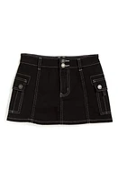 Tractr Kids' Cargo Skort Black at Nordstrom,