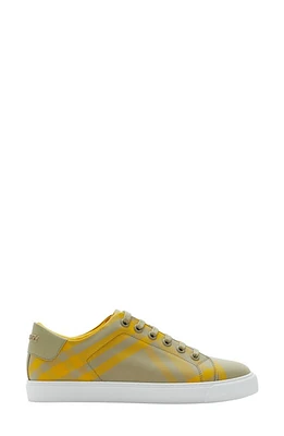 burberry Albridge Check Low Top Sneaker Hunter/Mimosa at Nordstrom,