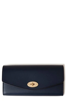 Mulberry Darley Microclassic Leather Wallet in Night Sky at Nordstrom