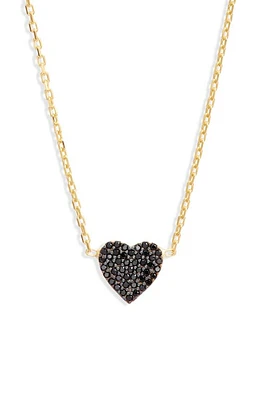 SHYMI Mini Pavé Heart Pendant Necklace in Gold/ at Nordstrom