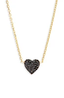 SHYMI Mini Pavé Heart Pendant Necklace in Gold/ at Nordstrom