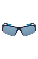 Nike Junior 68mm Skylon Ace XV Jr. Gradient Sport Sunglasses in Matte Midnight Navy Lagoon at Nordstrom