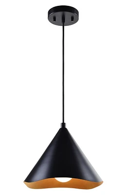 Renwil Cinder Ceiling Light Fixture in Matte Black/Gold at Nordstrom