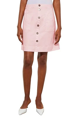 Ming Wang Cotton Miniskirt Perfect Pink at Nordstrom,