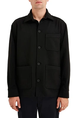 Sealskinz Ringstead Water Repellent Shirt Jacket Black at Nordstrom,