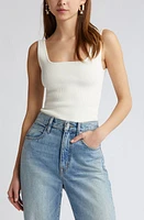 Open Edit Luxe Sculpt Rib Tank at Nordstrom,