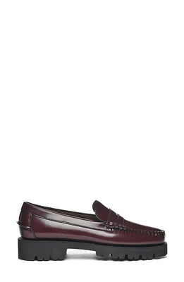 Sebago Dan Lug Waterproof Platform Loafer Garnet at Nordstrom,