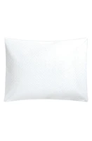 Matouk Basket Weave Cotton Sateen Sham in White at Nordstrom