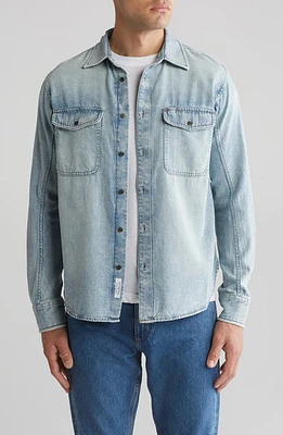 rag & bone Denim Button-Up Shirt Jacket Alder at Nordstrom,