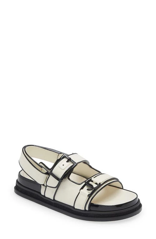 Jimmy Choo Elyn Slingback Sandal Latte/Black at Nordstrom,