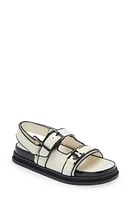 Jimmy Choo Elyn Slingback Sandal Latte/Black at Nordstrom,