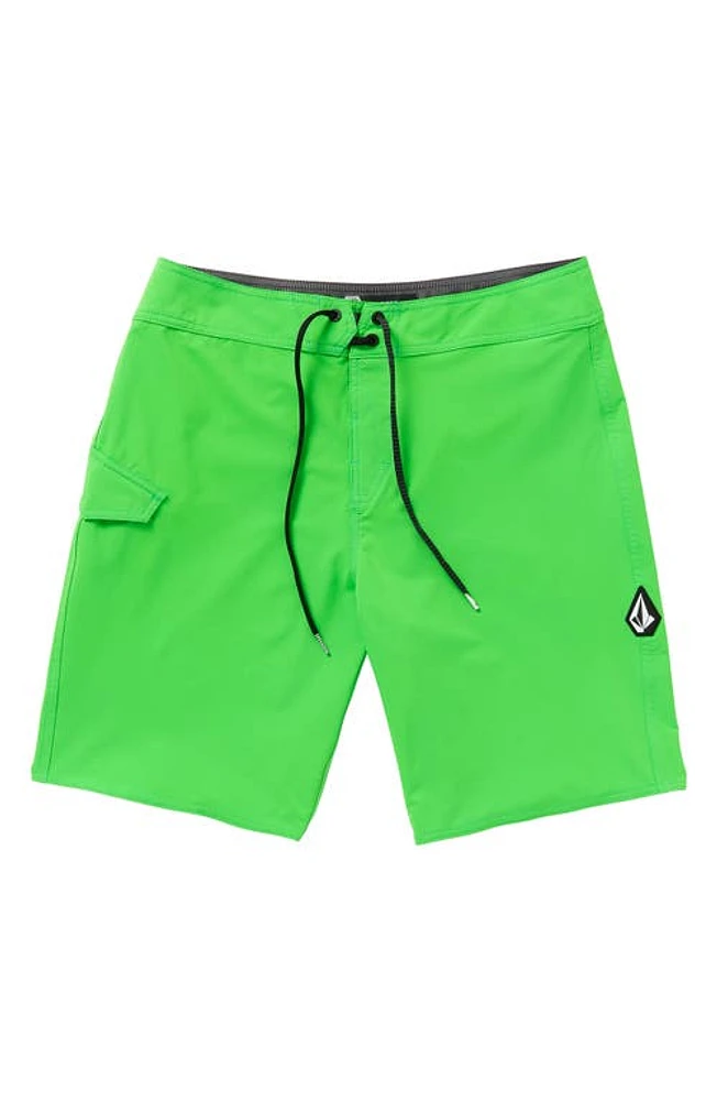 Volcom Lido Solid Mod Board Shorts Spring Green at Nordstrom,