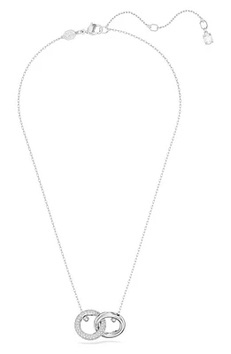 Swarovski Dextera Interlink Pendant Necklace in Silver at Nordstrom