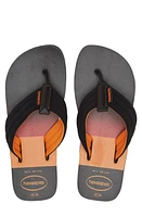 Havaianas Print Flip Flop Black at Nordstrom,