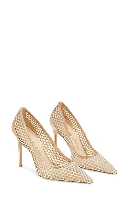 Stuart Weitzman Stuart 100 Pump in Platino/Gold at Nordstrom, Size 11