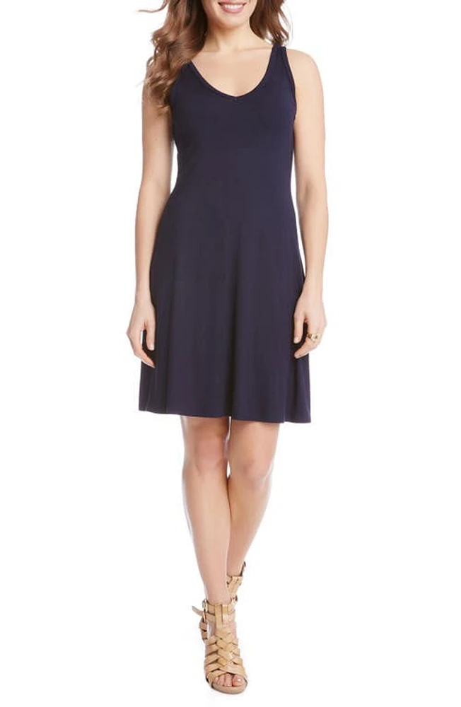 Karen Kane Brigitte Double V-Neck Jersey Dress at Nordstrom,