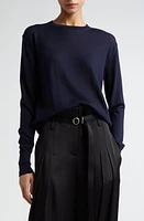 Jil Sander Superfine Cashmere Sweater Navy at Nordstrom, Us