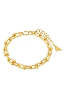 Sterling Forever U-Chain Bracelet in Gold at Nordstrom