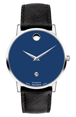 Movado Museum Classic Mesh Strap Watch, 40mm in Blue at Nordstrom