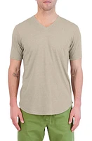 Goodlife Triblend Scallop V-Neck T-Shirt in Timber at Nordstrom, Size Large