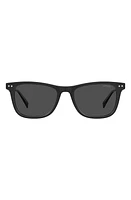 levi's 52mm Rectangular Sunglasses in Black /Grey at Nordstrom