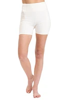 Threads 4 Thought Rita High Waist Pocket Bike Shorts Ecru at Nordstrom,