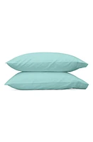 Matouk Nocturne 600 Thread Count Set of 2 Pillowcases in Lagoon at Nordstrom