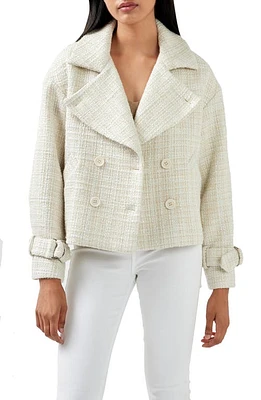 BELLE AND BLOOM Power Over Me Tweed Jacket Beige Marle at Nordstrom,