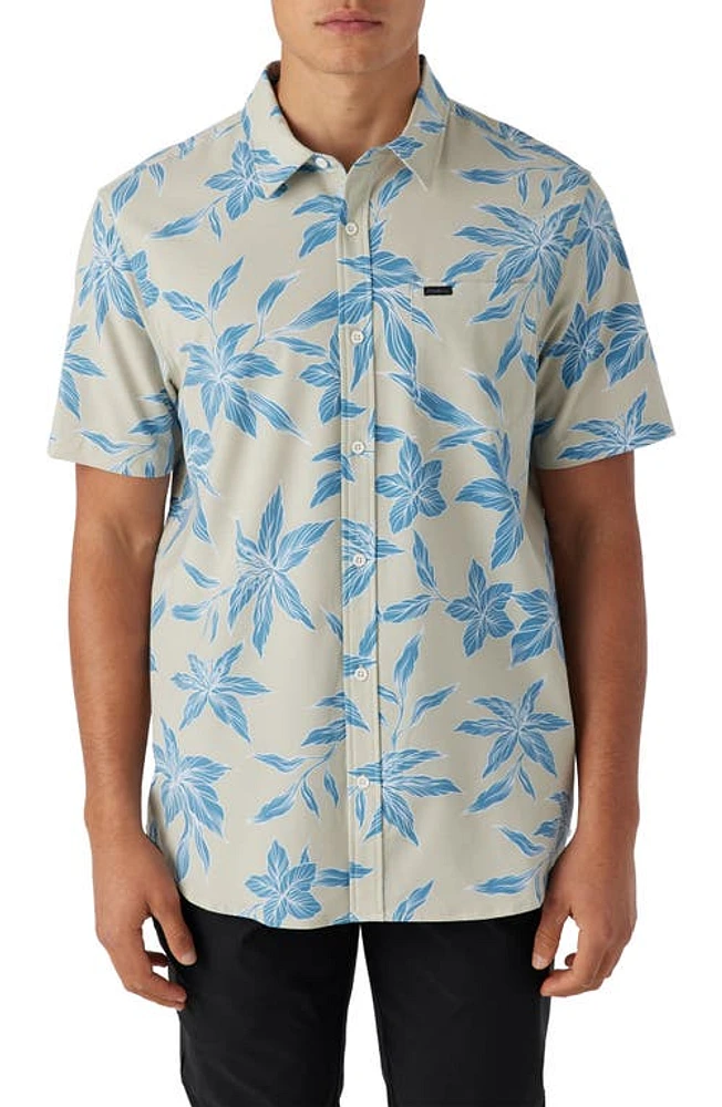 O'Neill TRVLR Traverse Stripe UPF 50+ Button-Up Shirt at Nordstrom,