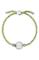 Tory Burch Miller Slider Bracelet in Tory Gold /Blue Multi at Nordstrom