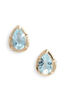 Anzie Mélia Pear Stud Earrings in Blue at Nordstrom