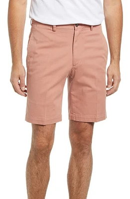 Berle Charleston Khakis Flat Front Chino Shorts Brick at Nordstrom,