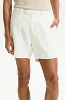 Theory Jarin Linen Blend Shorts Ivory at Nordstrom,