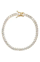 SHYMI Round Cubic Zirconia Tennis Bracelet in Gold at Nordstrom