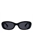 AIRE Calisto 49mm Small Oval Sunglasses in Black at Nordstrom