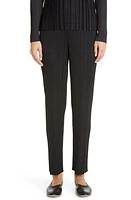 Pleats Please Issey Miyake Pleated Ankle Pants in Black at Nordstrom, Size 3