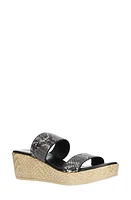 TUSCANY by Easy Street Terina Wedge Slide Sandal in Snake Gore at Nordstrom