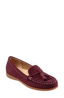 Trotters Dawson Tassel Loafer Dark Cherry Suede at Nordstrom,