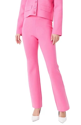 Endless Rose Flare Knit Pants Pink at Nordstrom,